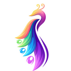 لوگوی شرکت پر طاووس